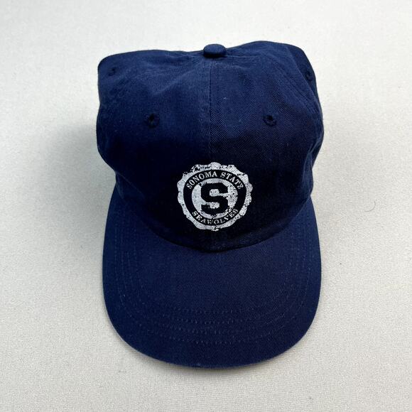Sonoma State University Hat Cap Strapback Navy Blue Gear Sports SSU Seawolves - Picture 2 of 7